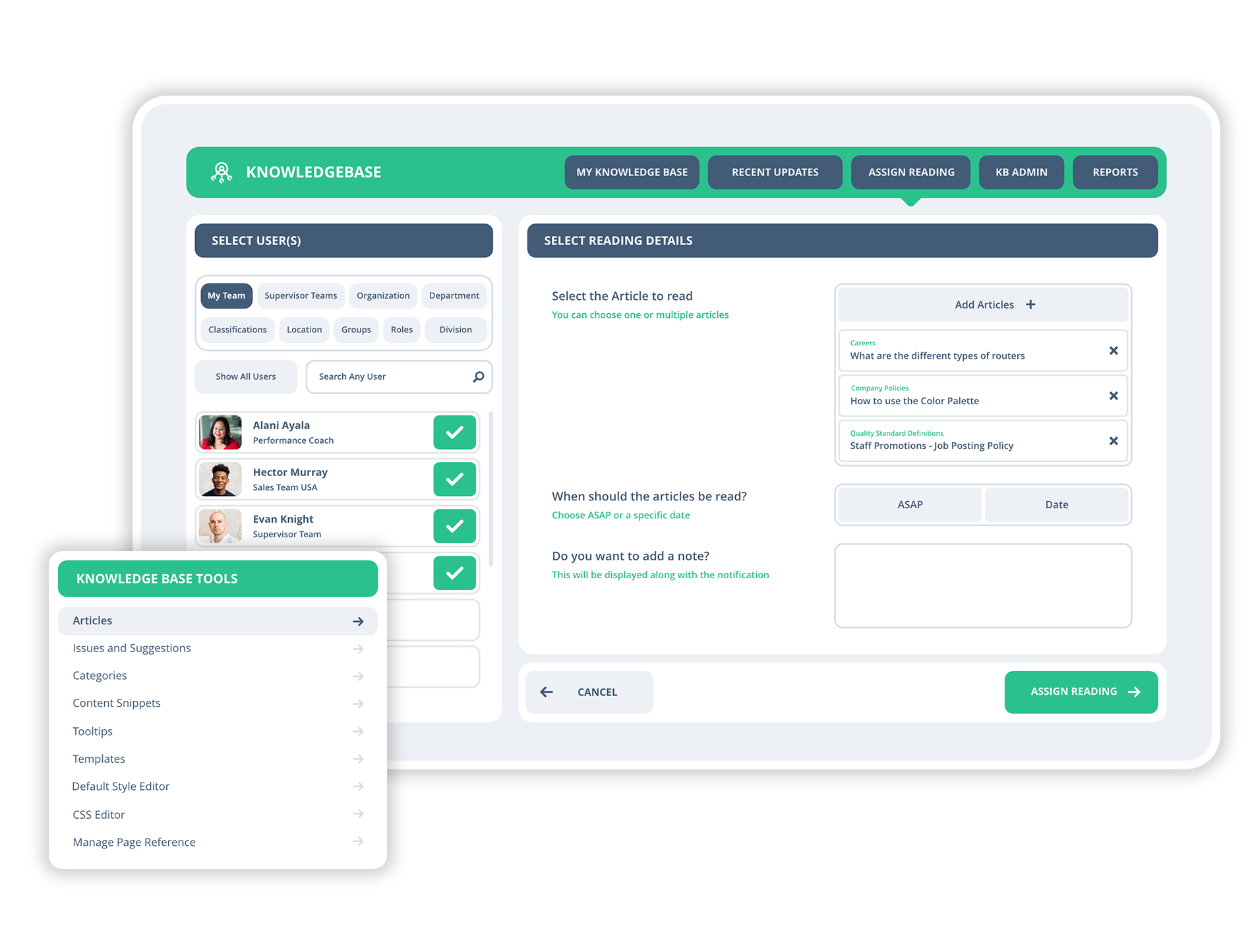 C2Perform Knowledge Management